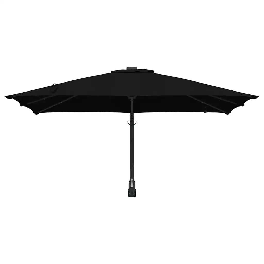 Ombrello da giardino Nero 248,5 x 247,5 x 160 cm 42003257