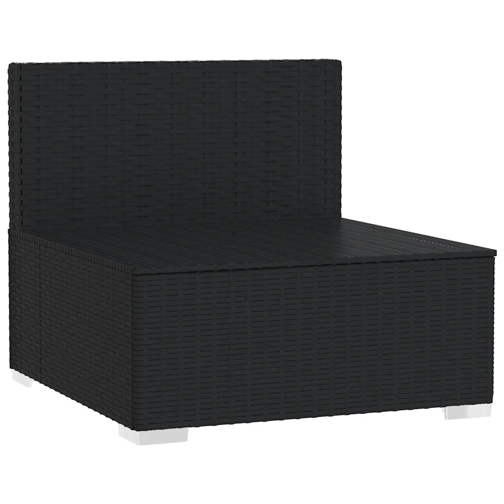 Divano Centrale da Giardino con Cuscini in Polyrattan Nerocod mxl 94525