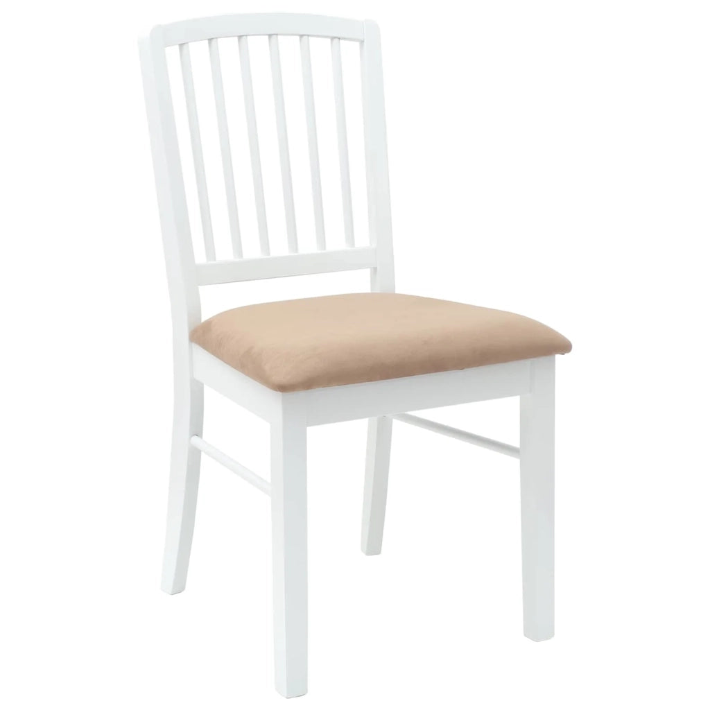 Sedie da pranzo 2 pcs Bianco 50 x 52,5 x 91 cm