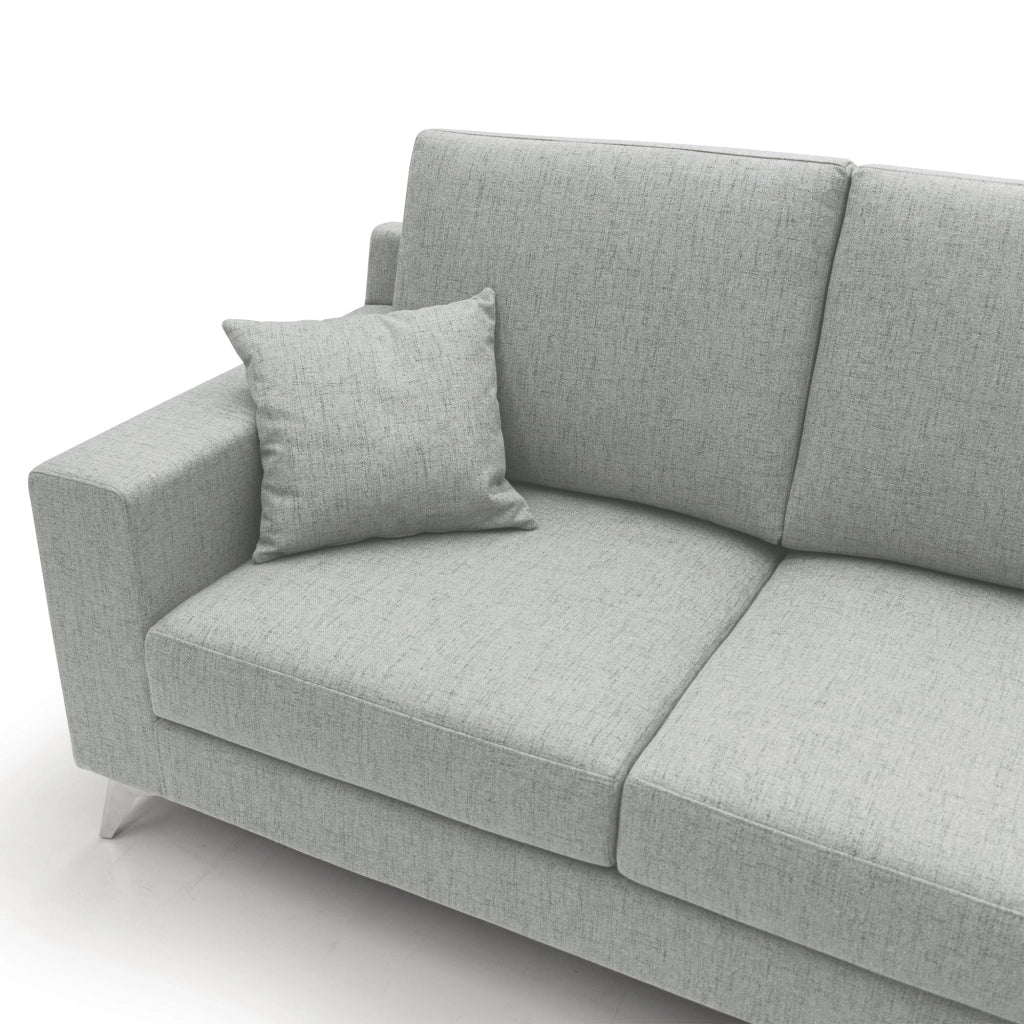 Michael Divano in tessuto impermeabile antimacchia T03 146 cm grigio chiaro