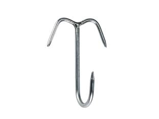 GANCIO ACCIAIO INOX ANCORA 3 PUNTE- - ø mm.6x120 - 10 pezzi
