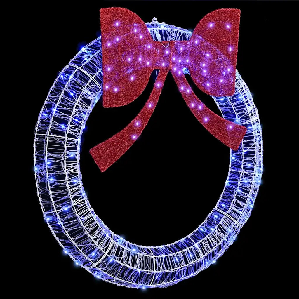 Ghirlanda con 150 LED Blu 120 cm Acrilico CFW3326138