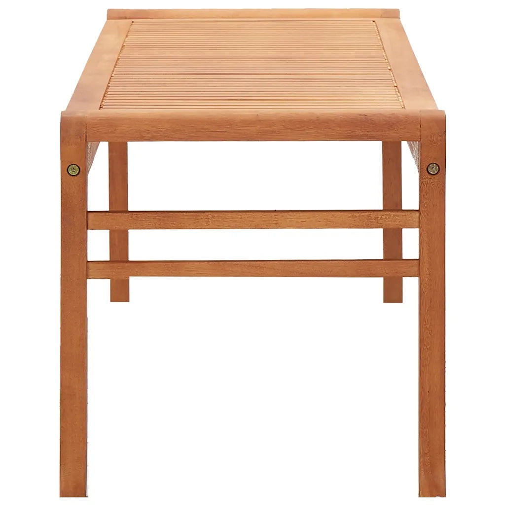 Panchina da Giardino | Panca da Giardino 3 Posti 150 cm Legno Massello di Eucalipto