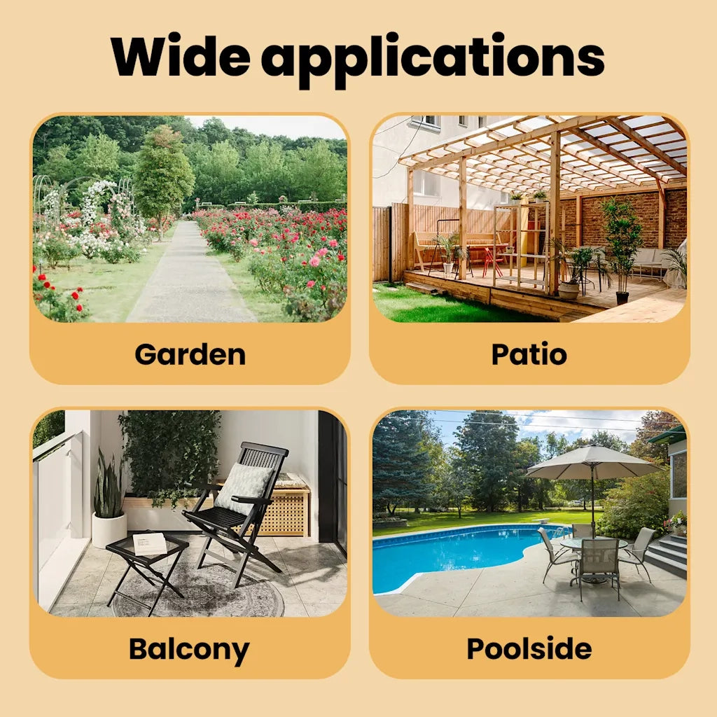 Tavolo da Giardino Pieghevole Ã˜90x75cm Massello di Eucalipto cod mxl 34297