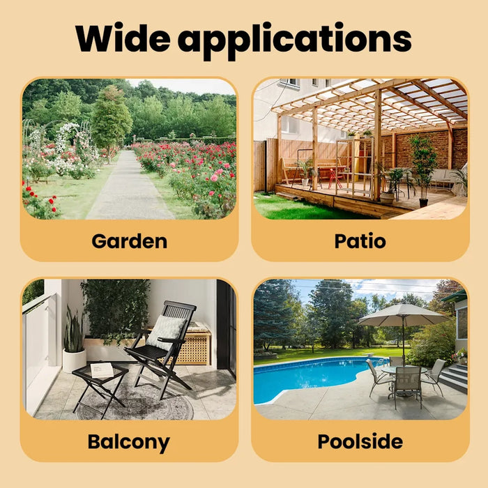 Tavolo da Giardino Pieghevole Ã˜90x75cm Massello di Eucalipto cod mxl 34297