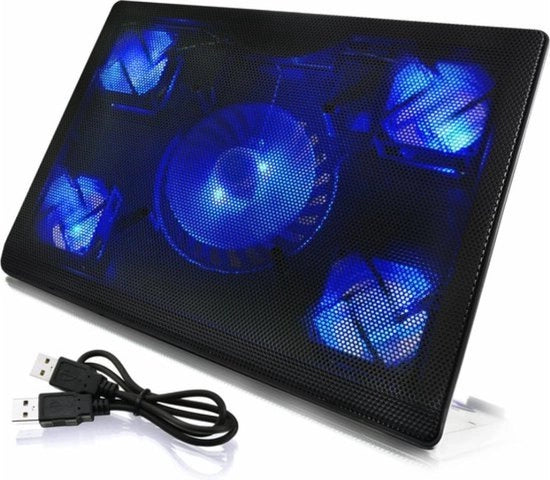Raffreddamento laptop - Piastra di raffreddamento laptop - Standard di raffreddamento - Regolabile - Ante l'overheating - Da non mancare durante l'estate per il vostro laptop!