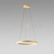 CRISEIDE S/G - LAMPADARIO A SOSPENSIONE ORO 1  LUCE LED 3000K 4200LM 80W DIMMERABILE