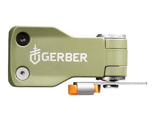 Gerber 30-001436DIP FreeHander Nip and Clip Fishing Multitool 8 funzioni in acciaio inox apertura a una mano colore Verde Oliva