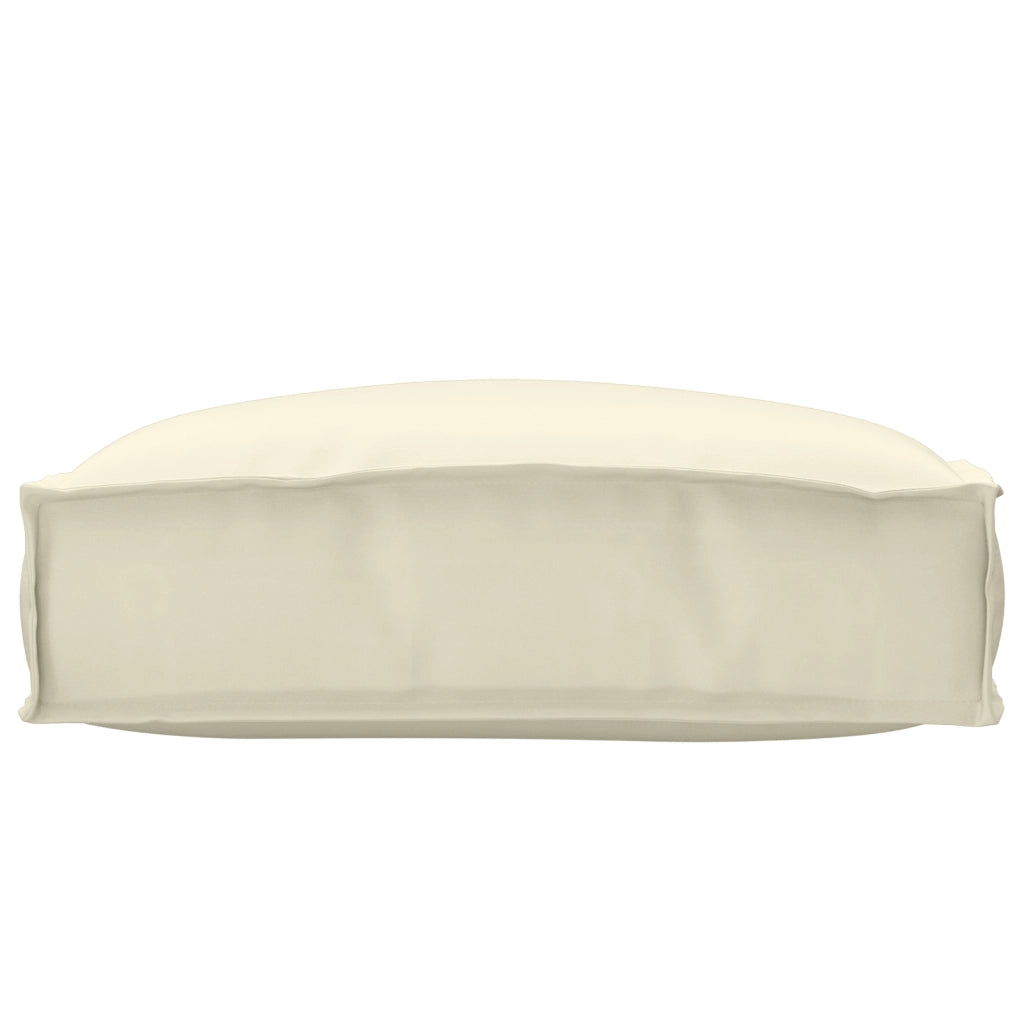 Cuscino per pallet di per seduta crema 50x50x12 cm in tessuto oxford
