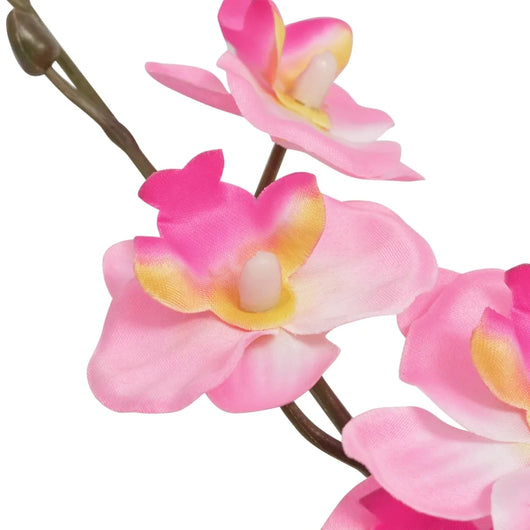 Orchidea Artificiale con Vaso 30 cm Rosa cod mxl 68789