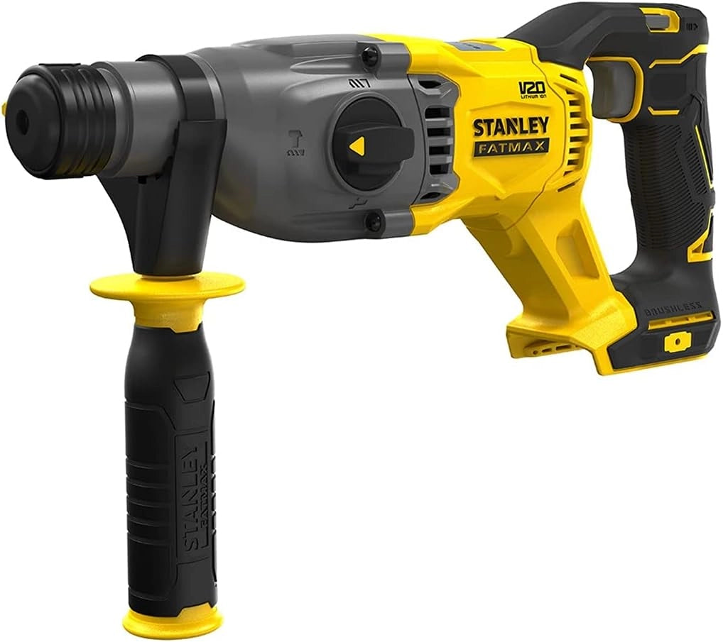 STANLEY FatMax Kit SVK201 (Tassellatore SFMCH900 + Trapano a Percussione SFMCD711 + 2 Batterie 4,0 Ah + Caricabatteria + 2 x TSTAK II)