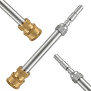 Lancia di Ricambio compatibile con Idropulitrice Kränzle K 1050 P/TS/TST, XA15, XA17 – Acciaio Inox, 1/4" QC, 4000 PSI