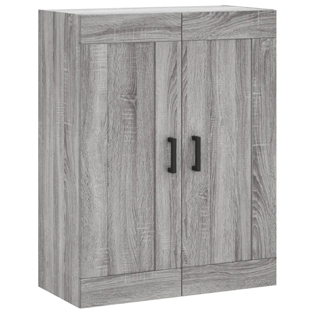 Armadietto a Muro | Mobile a Parete Grigio Sonoma 69,5x34x90 cm Legno Multistrato