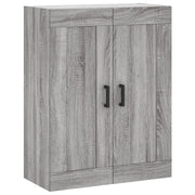 Armadietto a Muro | Mobile a Parete Grigio Sonoma 69,5x34x90 cm Legno Multistrato