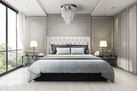 Lampada Cristallo Plafone APP787-3C