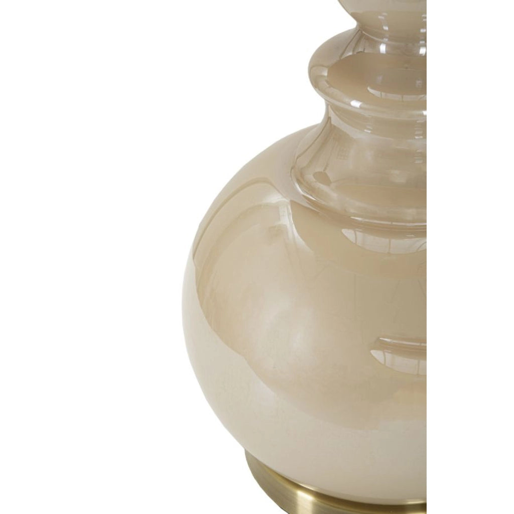Lampada da Tavolo VKH178, Bianco, Metallo, 37,5x37,5x61 cm