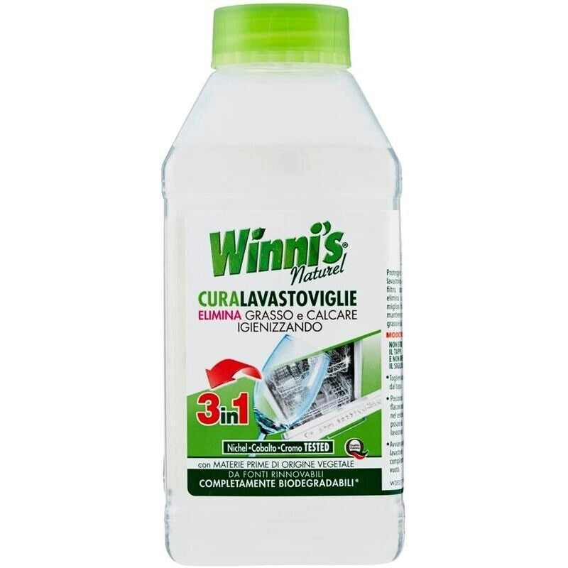 WINNI'S NATUREL CURA LAVASTOVIGLIE ELIMINA GRASSO E CALCARE 250 ML