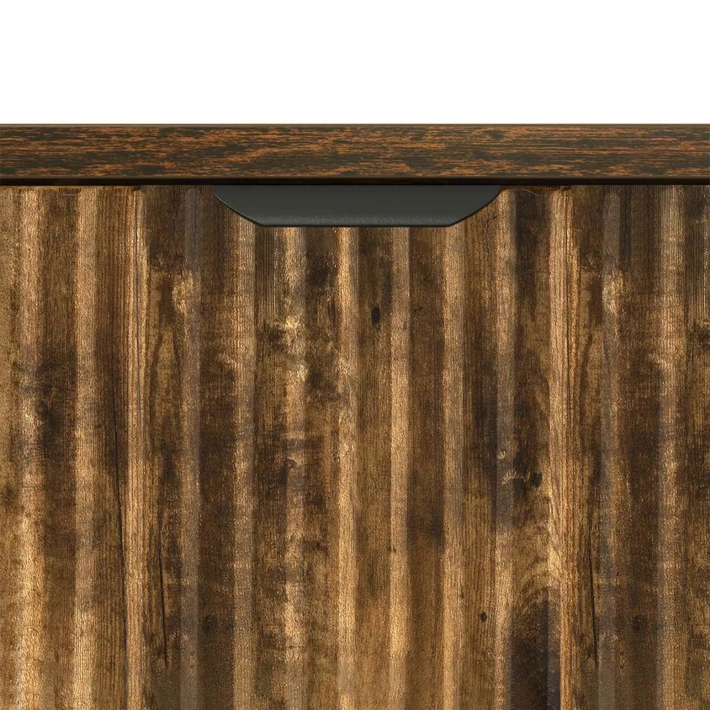 Credenza Rovere fumé 79,5 x 33 x 82 cm Legno multistrato 883439