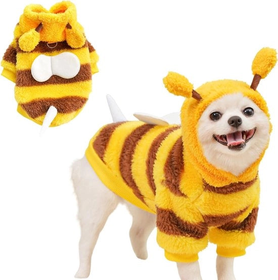 Fleece invernale per cani con D-ring per piccoli, medi e grandi animali domestici