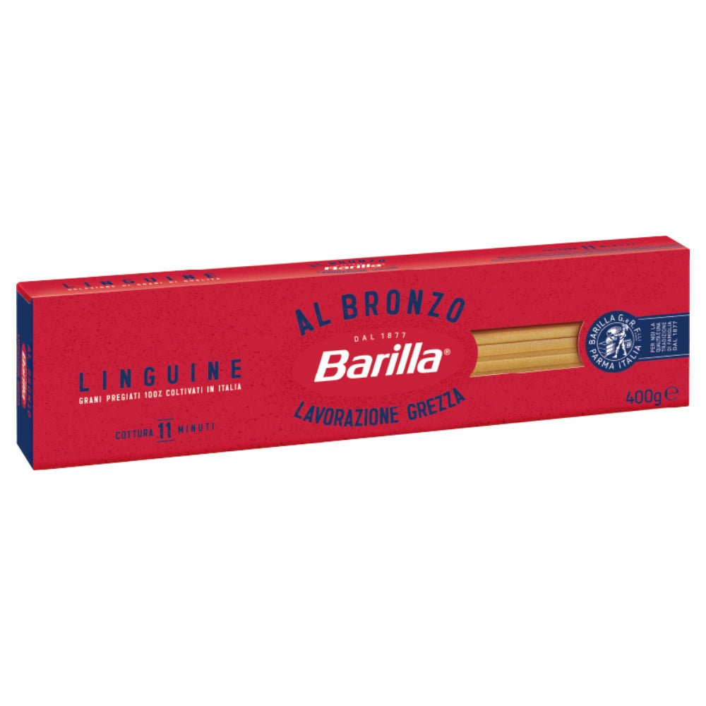 Barilla linguine pasta trafilata al bronzo confezione da 400 grammi