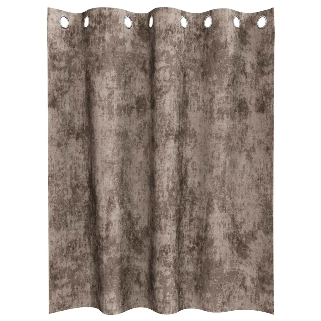 Tende in Velluto 2 pcs Cappuccino 140 x 140 cm Velluto 4107668