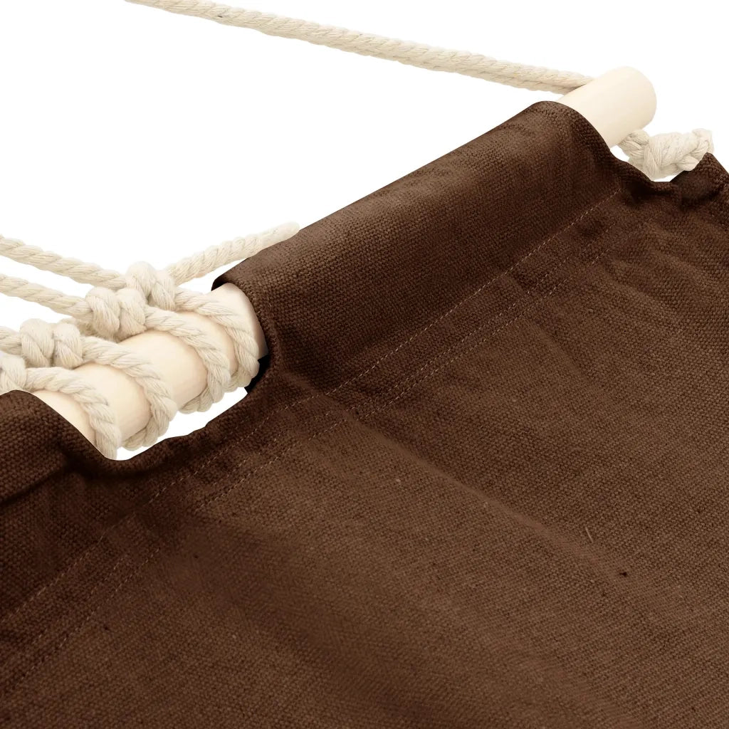 Amaca con asta 210 x 150 cm Marrone CFW3842791