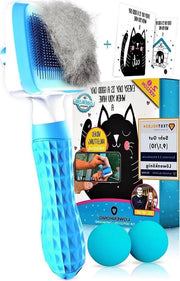 Borsetta per cani Borstinator 2.0 Premium auto-risciacquante - pelo corto - pelo lungo - spazzola per grandi animali domestici - spazzola per pelo - rimuove pelo morto e sottopelo - elimina pelo di cane e gatto
