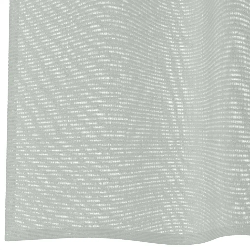 Tende in Voile con Occhielli 2 pz Grigio Chiaro 140x245 cm