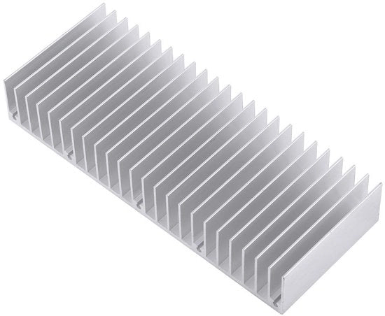 Corpo Refrigerante in Alluminio con 24 Denti - 150 x 59 x 25 mm