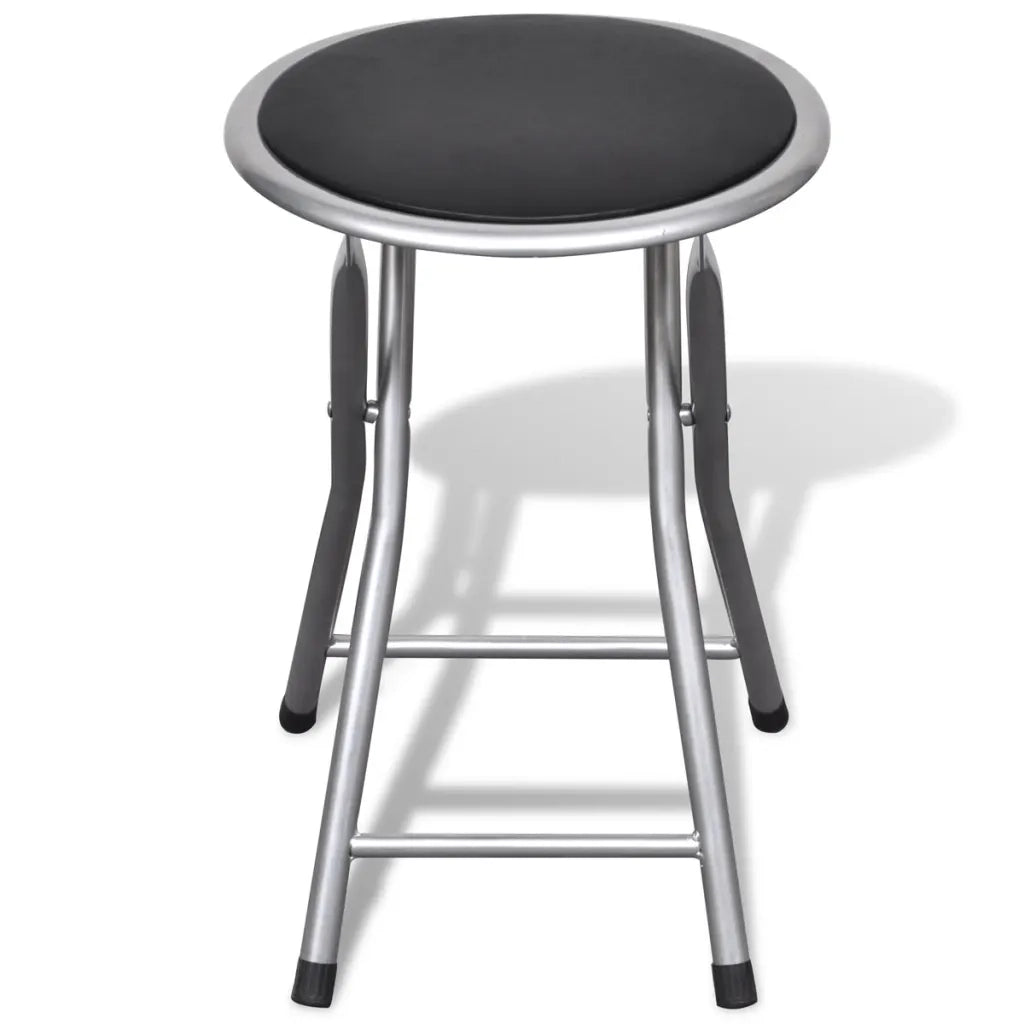 Sgabelli da Bar Pieghevoli 4 pz in Similpelle cod mxl 62435