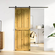 Porta del fienile Corona Marrone Miele 70 x 210 cm 42021179