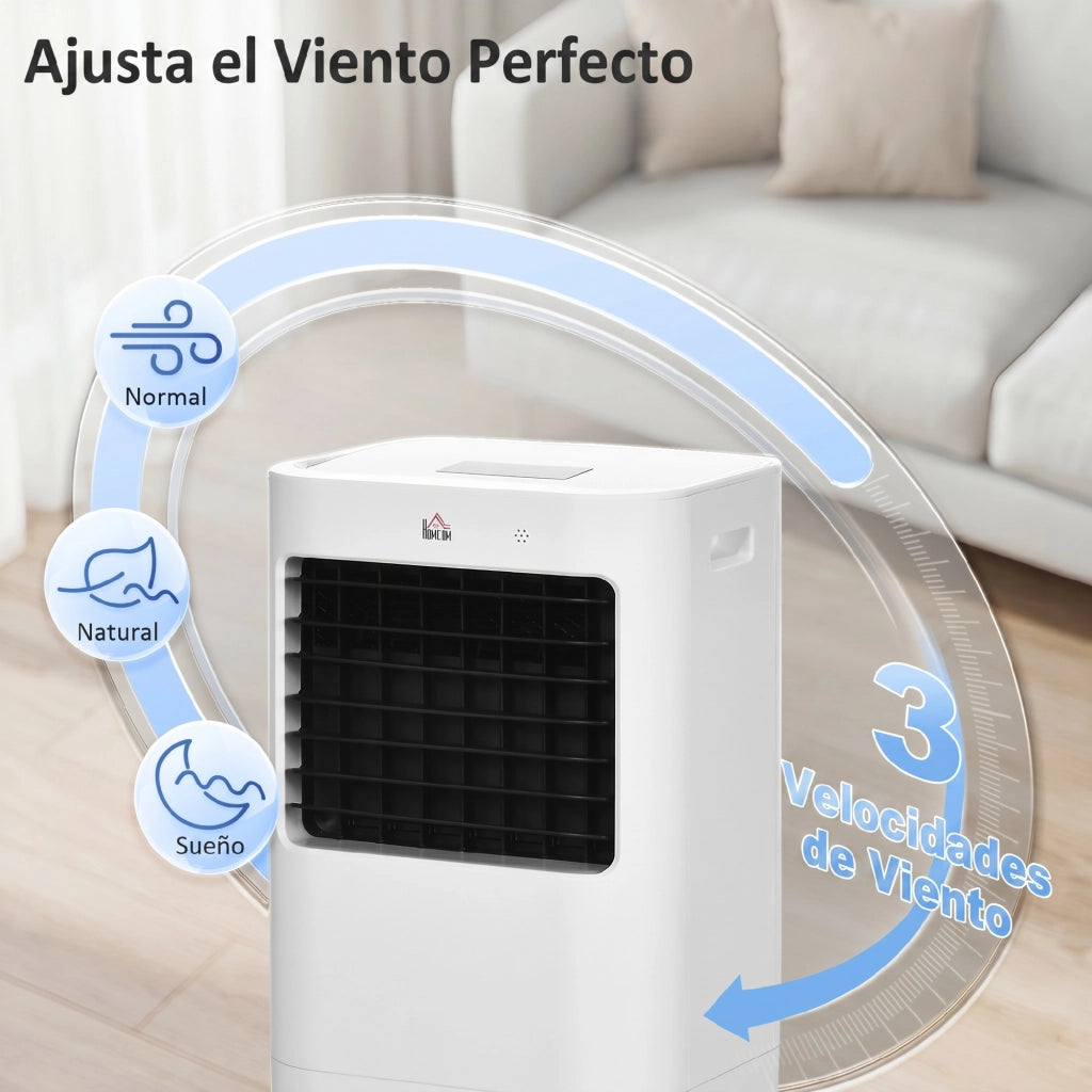 Condizionatore Portatile Silenzioso ¨C zephmum ¨C Bianco 32x37x74 cm LED Telecomando