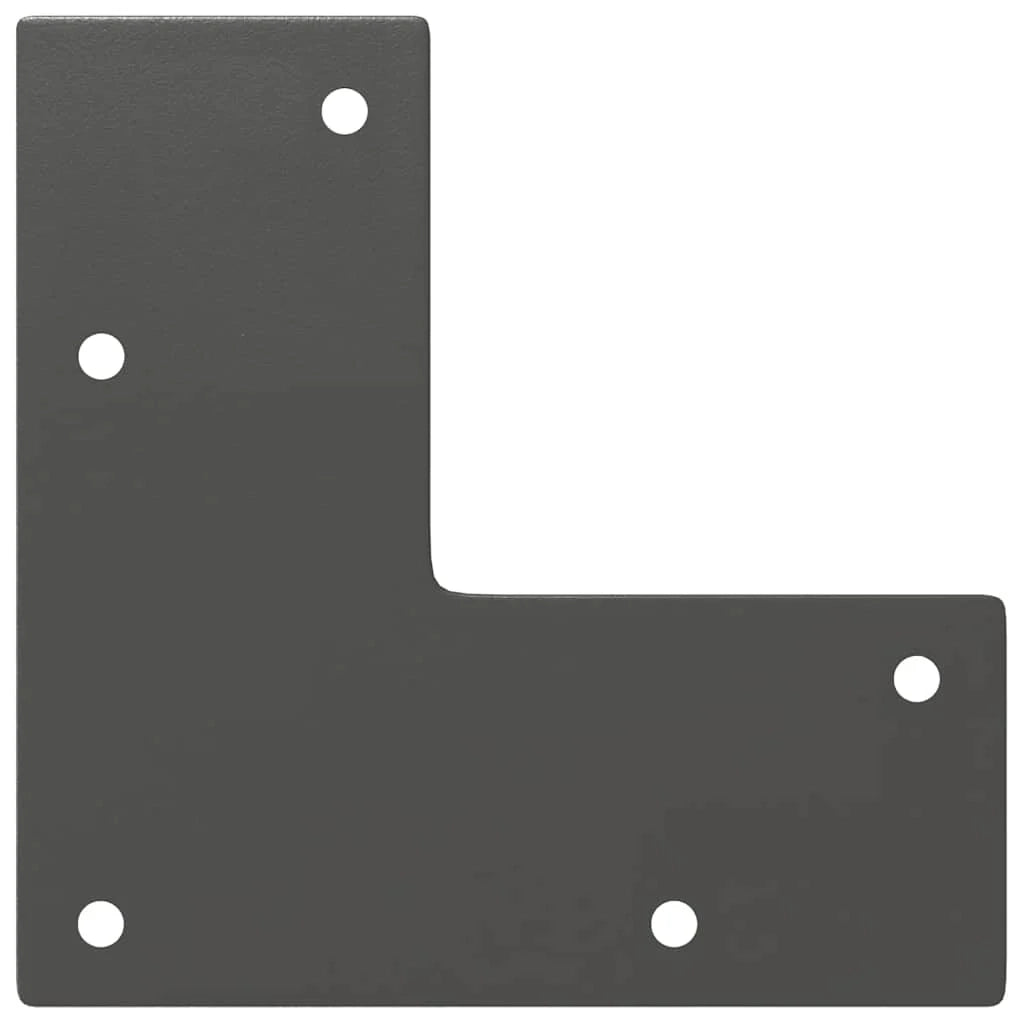 Set di 4 gambe a forcina per tavolino da 20 cm con gambe dal design moderno in acciaio massiccio color antracite 02_0056733