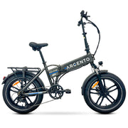 ARGENTO IRONMAX (AR-BI-260008) - FAT E-BIKE - 20" - MOTORE BAFANG 250W - 48V 15AH - AUT. 120KM