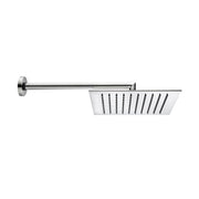 BRACCIO DOCCIA TETIS CON SOFFIONE QUADRO- Cromo - cm 30x30- BOSSI- pezzi 1