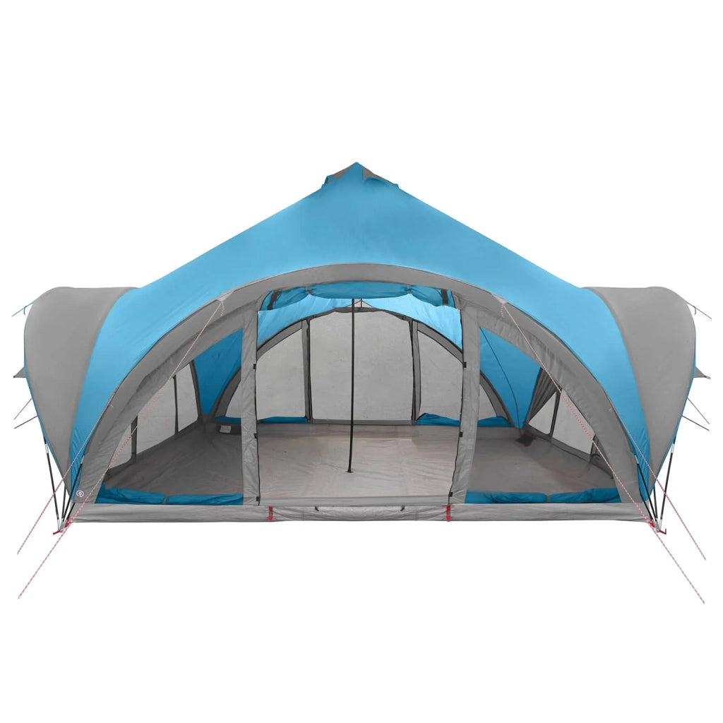Tenda Tipi con tetto Blu 18 Persone Poliestere e Acciaio 42028620
