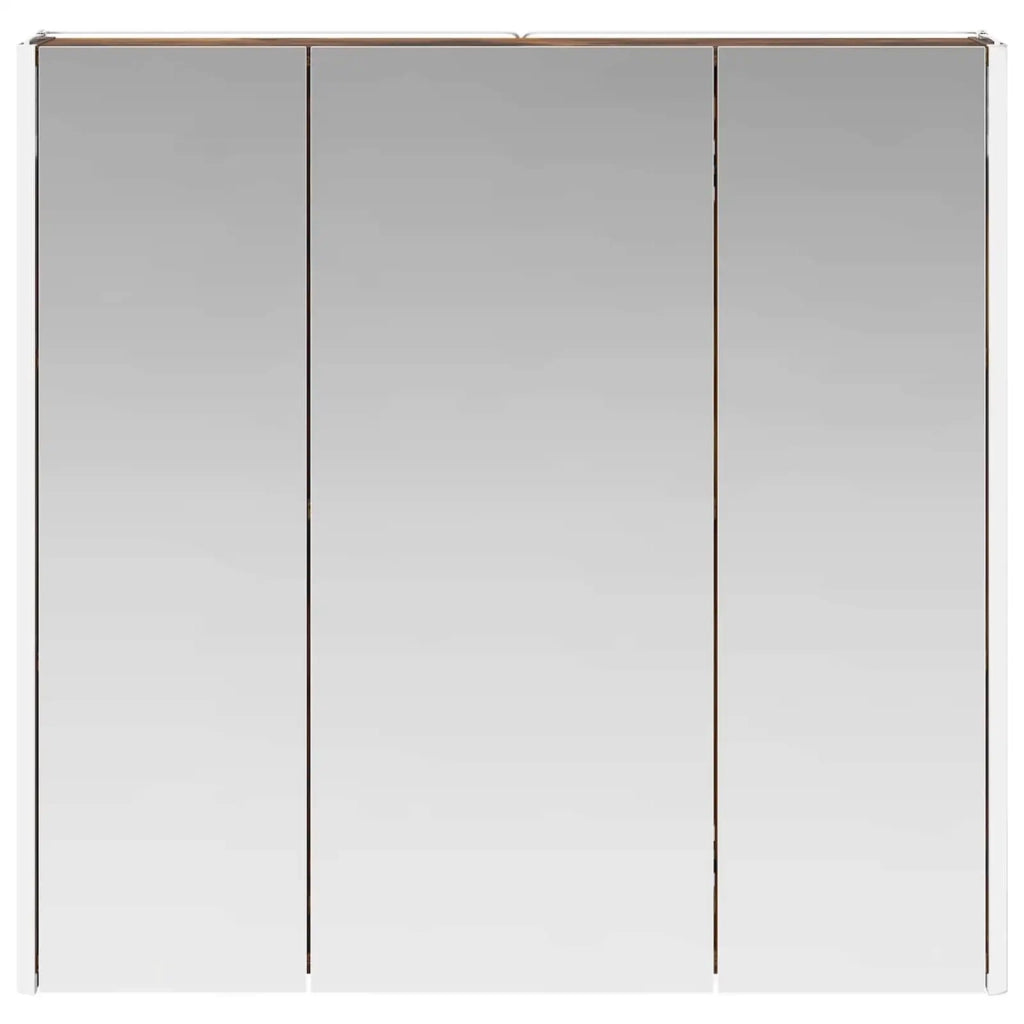 Mobiletto per specchio da bagno Rovere fumé 73.5 x 15.5 x 70 cm