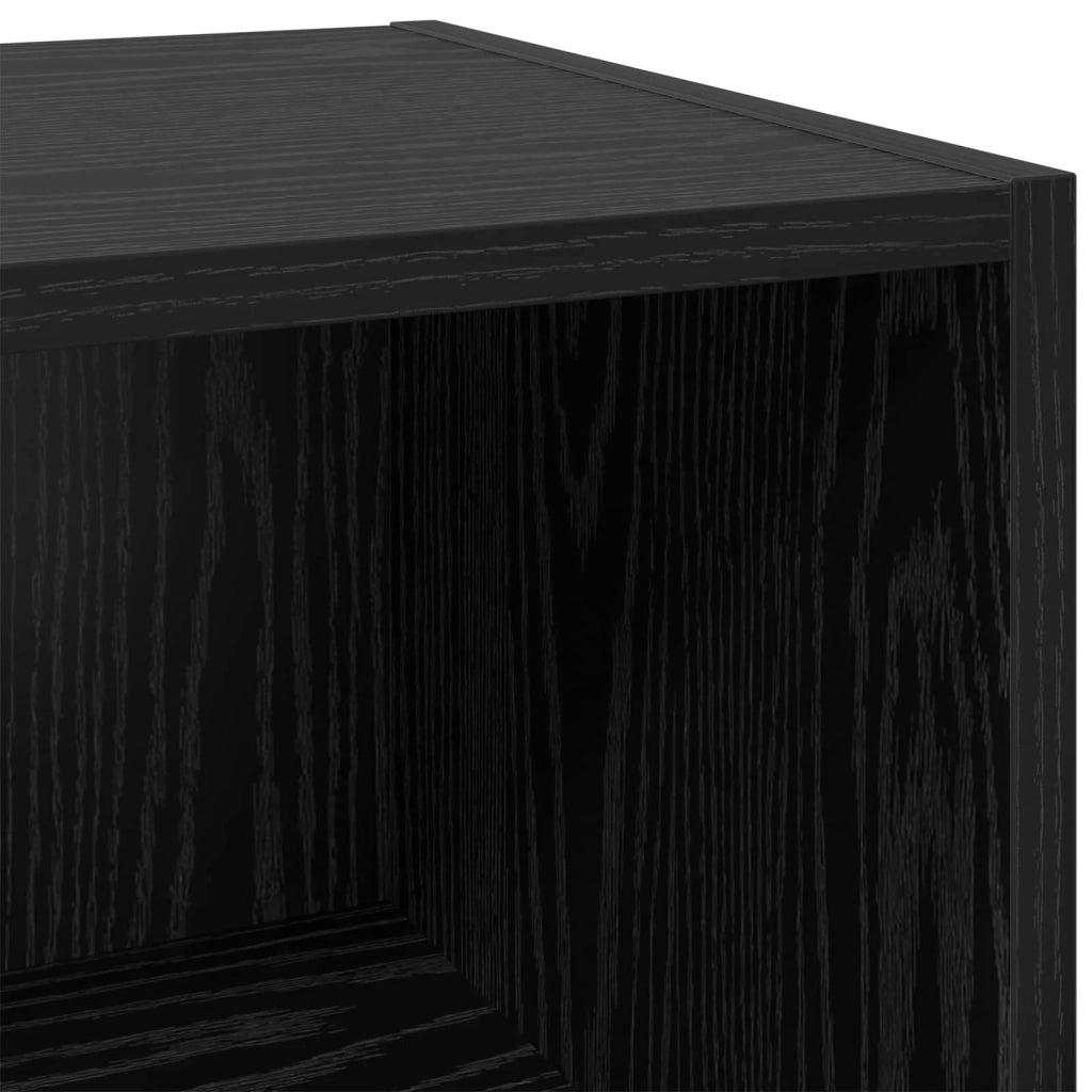 Credenza Rovere Nero 34,5 x 32,5 x 90 cm Legno multistrato 880963