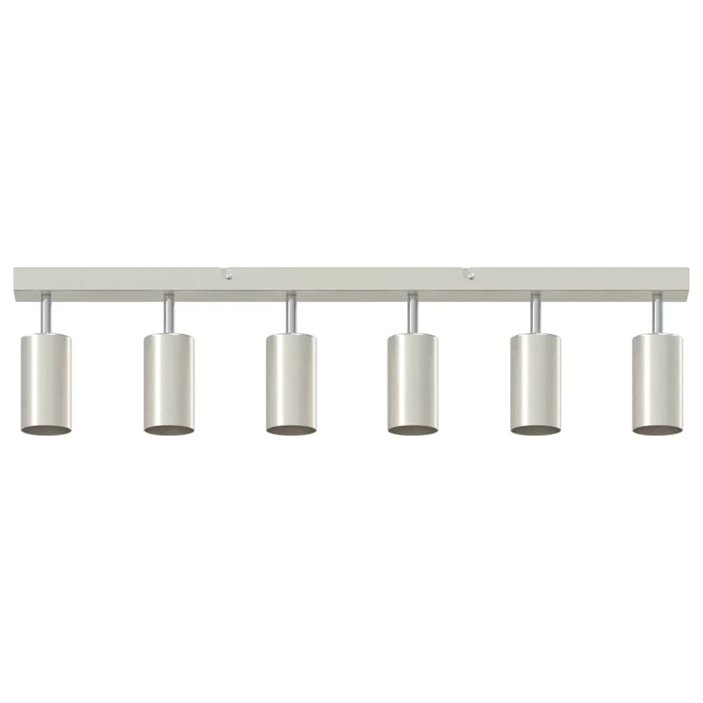 Faretto da soffitto moderno cilindrico direzionale 73 x 5,5 x 16,5 cm metallo nichelato 02_0058311