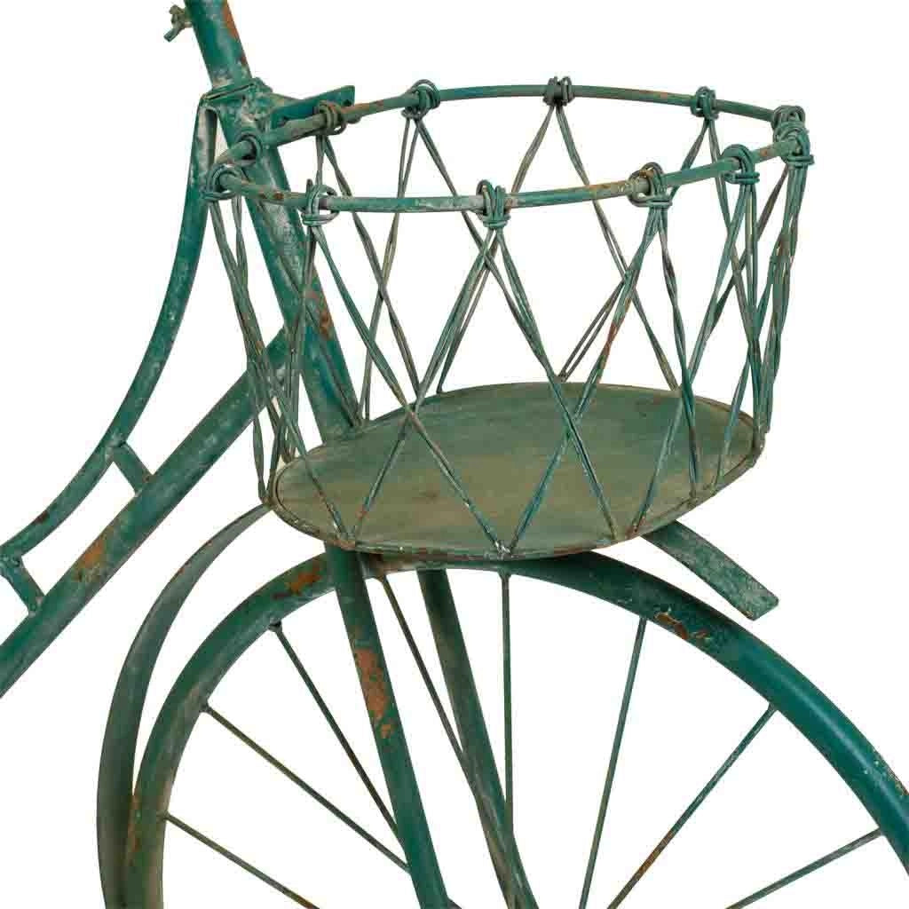 Bicicletta decorativa in metallo 150X50X89h cm verde