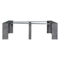 Consolle allungabile Baku 252 cm colore cemento