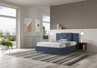 Letto Matrimoniale Extra Large 200x210 cm Senza Rete Appia Blu