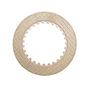 Disco frizione differenziale per John Deere Dimensioni: 85 × 53.2 / 58.2 × 3 mm Numero denti: 27 Codice OEM: RE271382