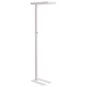 Lampada da terra a LED in metallo bianco con interruttore 197 cm soggiorno camera da letto