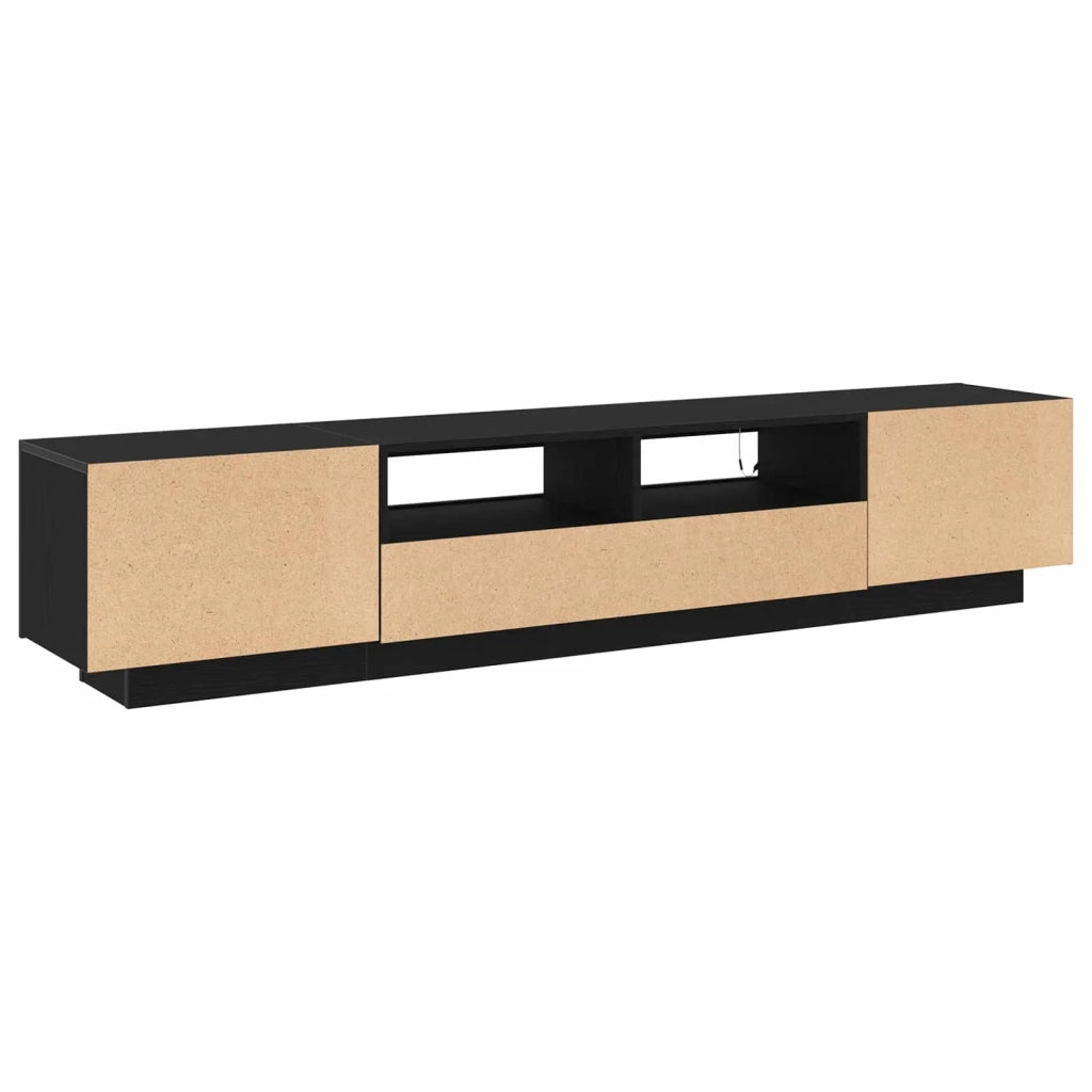 Set mobile TV 2 pcs Nero 200 x 35 x 40 cm Legno multistrato 3333063
