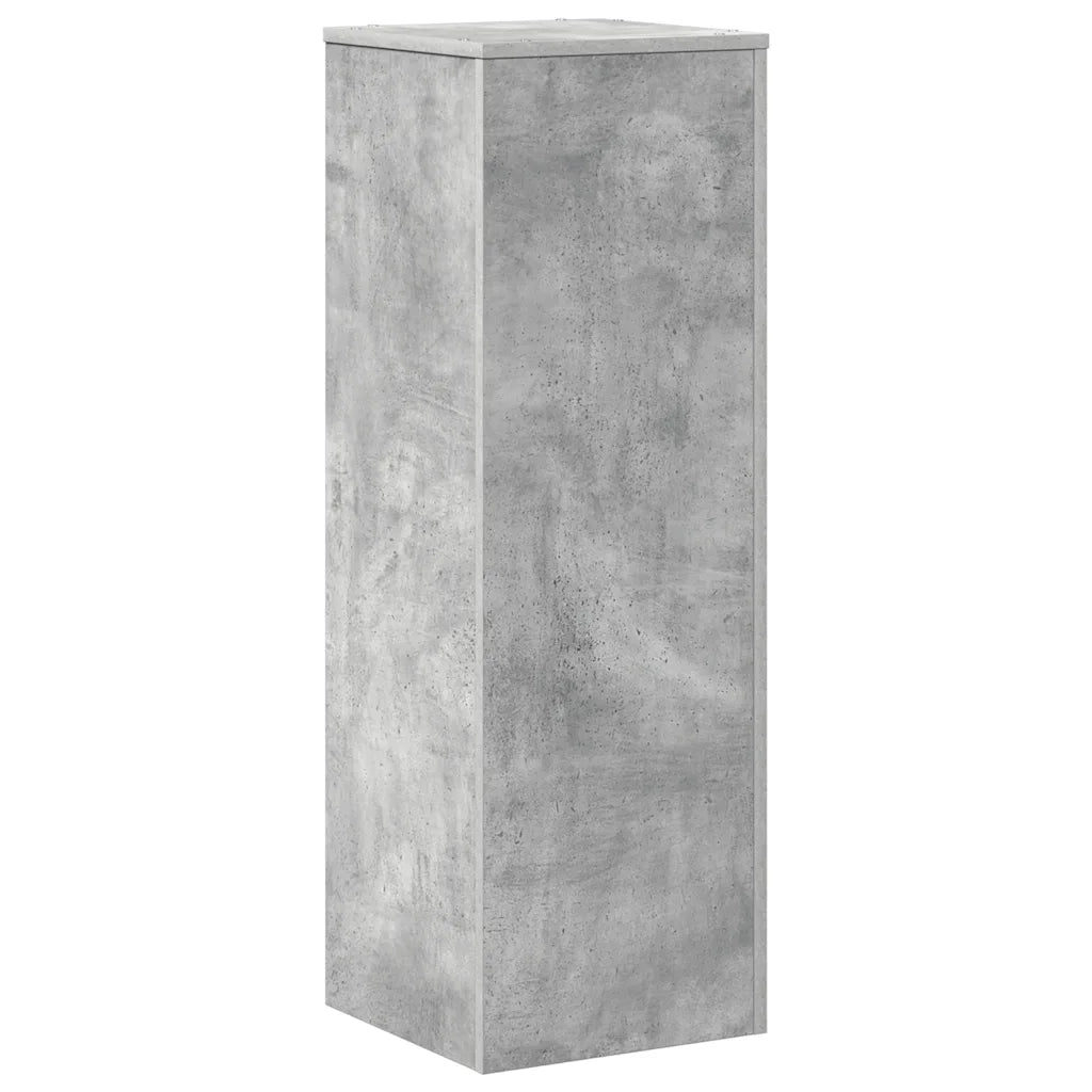 vidaXL Supporto per Piante Grigio 33x33x100 cm in Truciolato