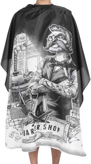 Cappello da barbiere impermeabile - grembiule da barbiere - 150 x 135 cm