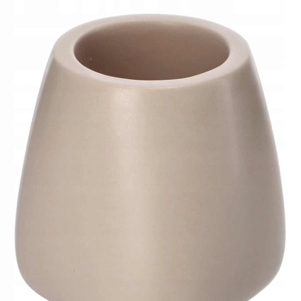 Set di 2 scopini per WC in ceramica beige KADAX