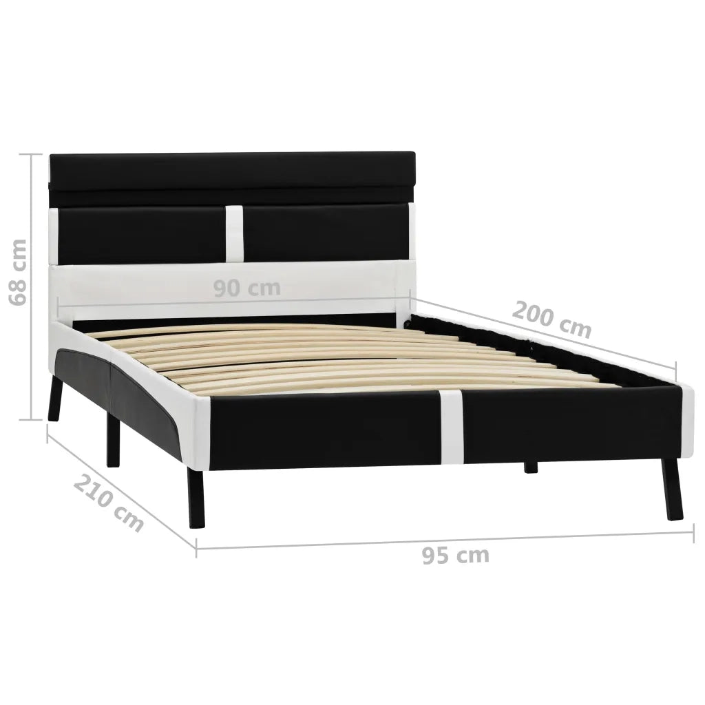 Giroletto con LED Nero in Similpelle 90x200 cm cod mxl 49050