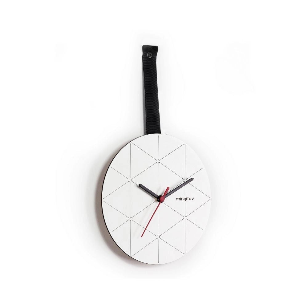 Orologio da parete Minuetto nero e bianco